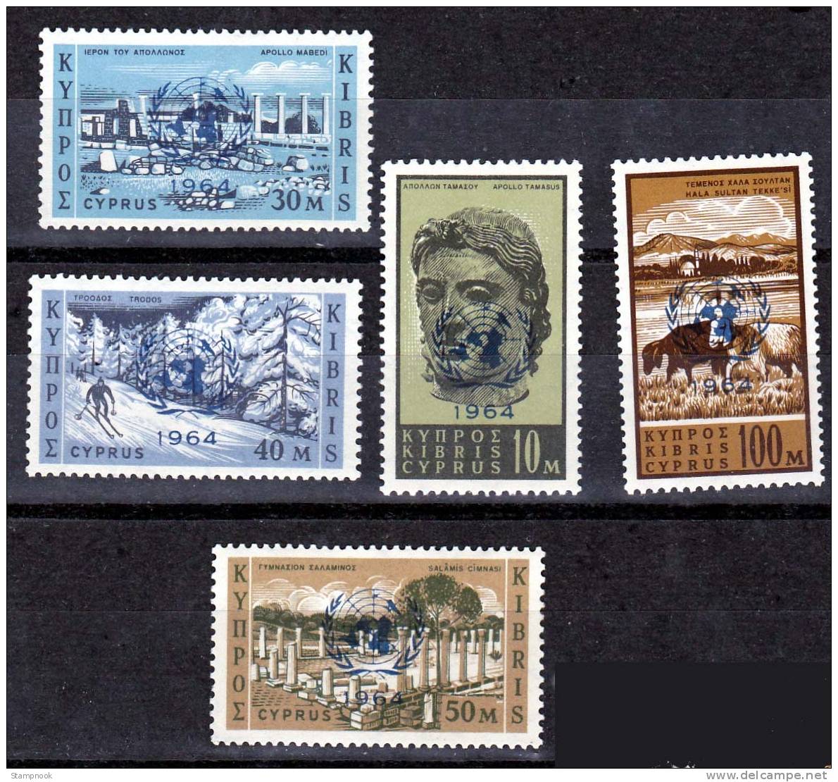 Cyprus Scott   233-36 UN Resolution Mint NH...(code 3) - Unused Stamps