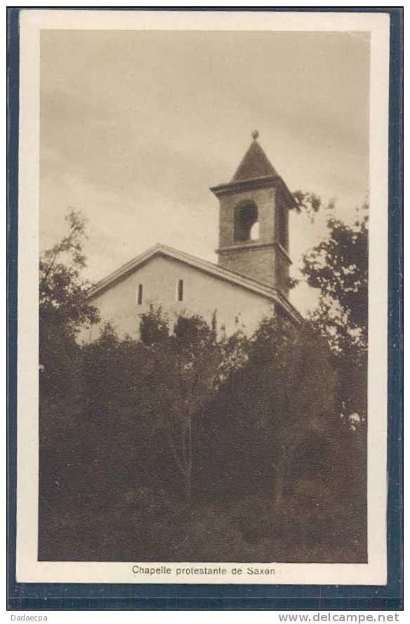 Valais Central, Chapelle Protestant De Saxon, - Saxon