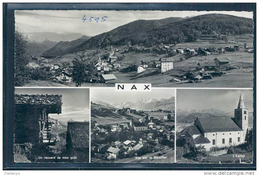 Val D' Hérens, Nax, Multi-vues, - Nax