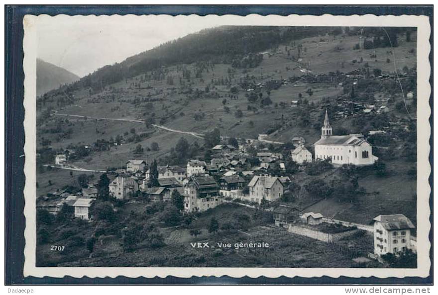 Val D' Hérens, Vex, Vue Générale, - Vex