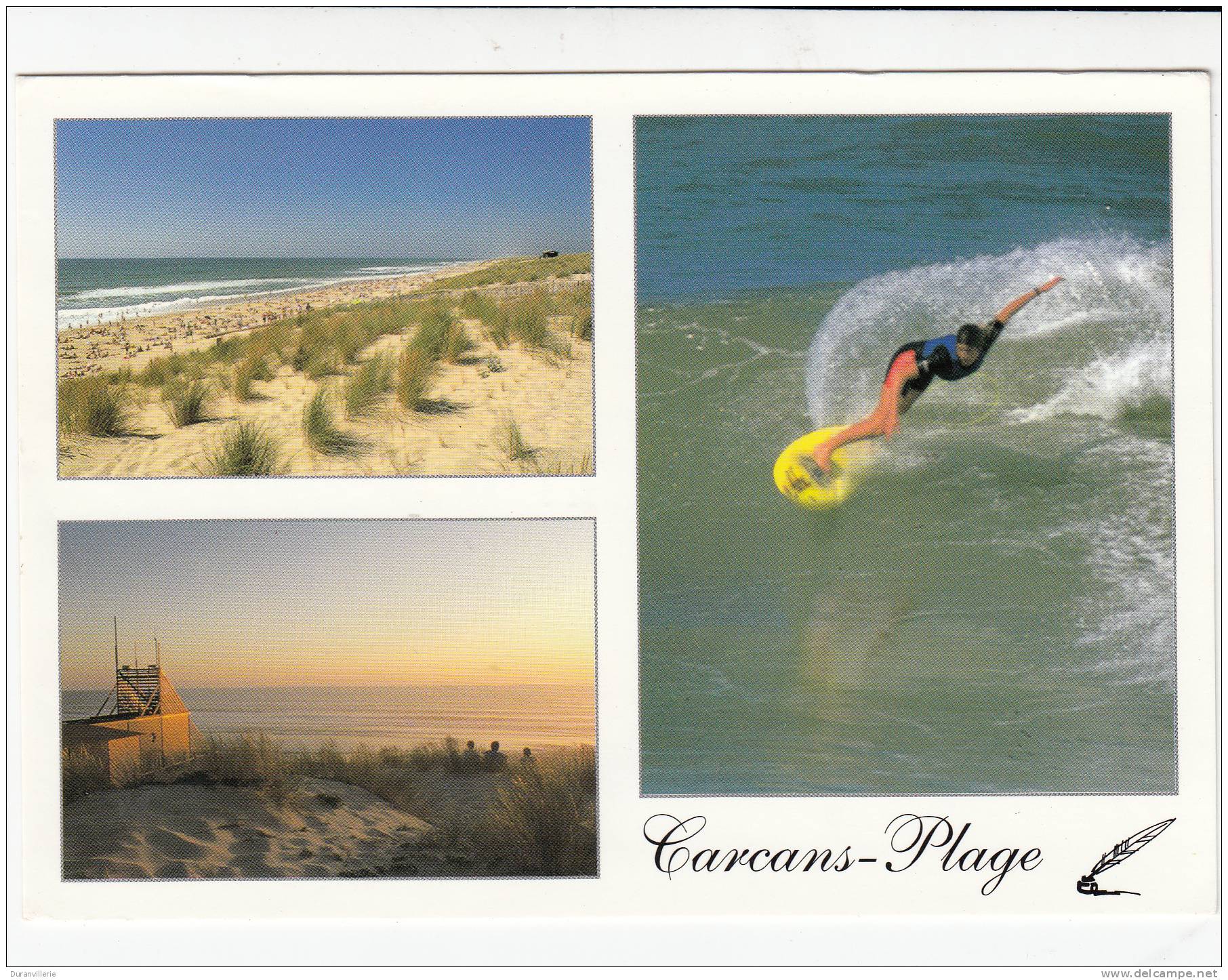 33 - Carcans Plage - Vue Panoramique Des Plages. Multivue - Surf - - Carcans