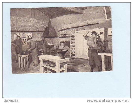 CPA - 63 - COURPIERE - CHANTIERS DE LA JEUNESSE - Groupement N° 44 - Atelier Des Ouvriers En Fer - Courpiere