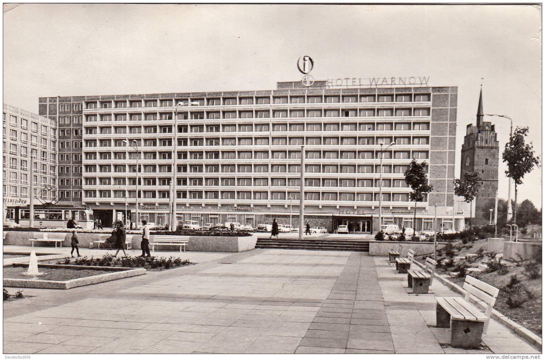 B44429 Rostock Interhotel Warnow Kropeliner Tor Used Perfect Shape - Rostock