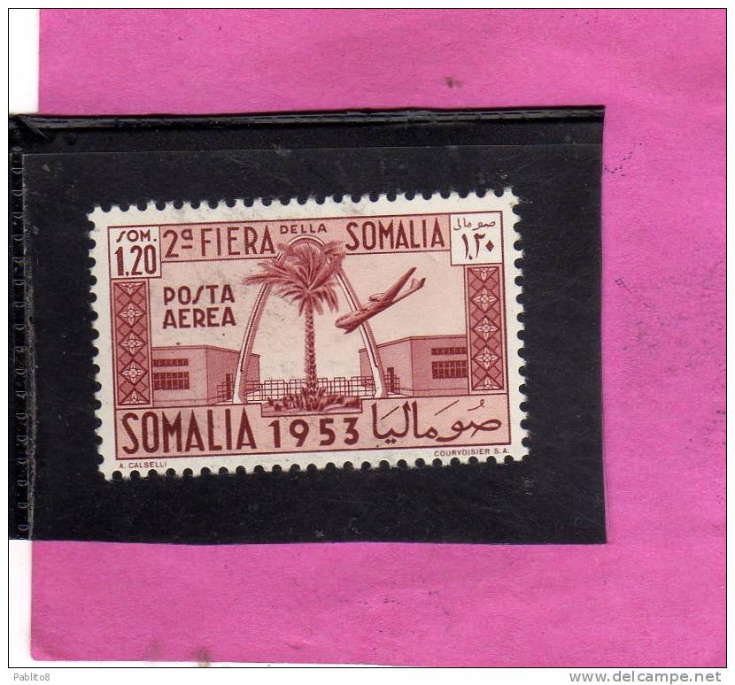 SOMALIA AFIS 19523 2a FIERA DELLA SOMALIA AEREA  1,20 MNH - Somalië (AFIS)