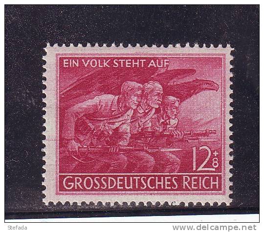 DEUTSCHLAND GERMANY GERMANIA REICH 1945 Volkssturmarke Mi.908 MILIZIA POPOLARE   MNH** - Unused Stamps