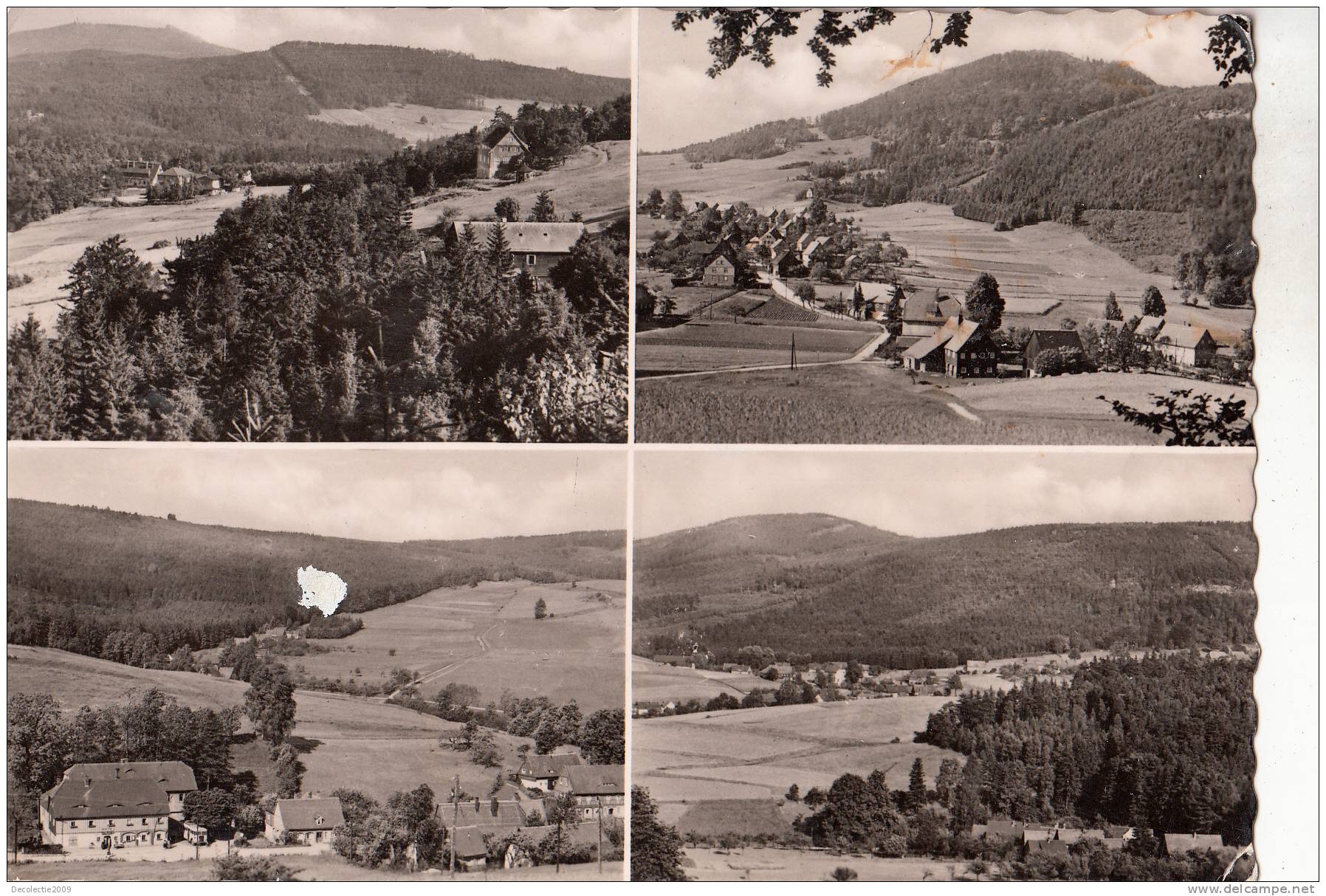 B44502 Waltersdorf Zittau Mountains Multiviews Used Good Shape - Görlitz