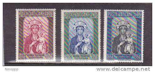 Vatican City-1956 Black Madonna Set MH - Used Stamps