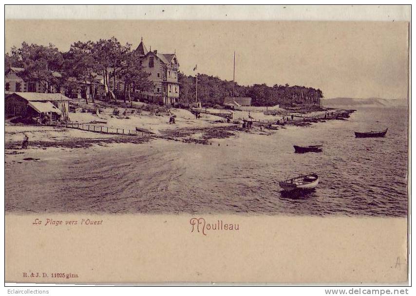 Gironde...33...Le Moulleau..La Plage Vers L'ouest...voir Scan Et/ou Annotation - Autres & Non Classés