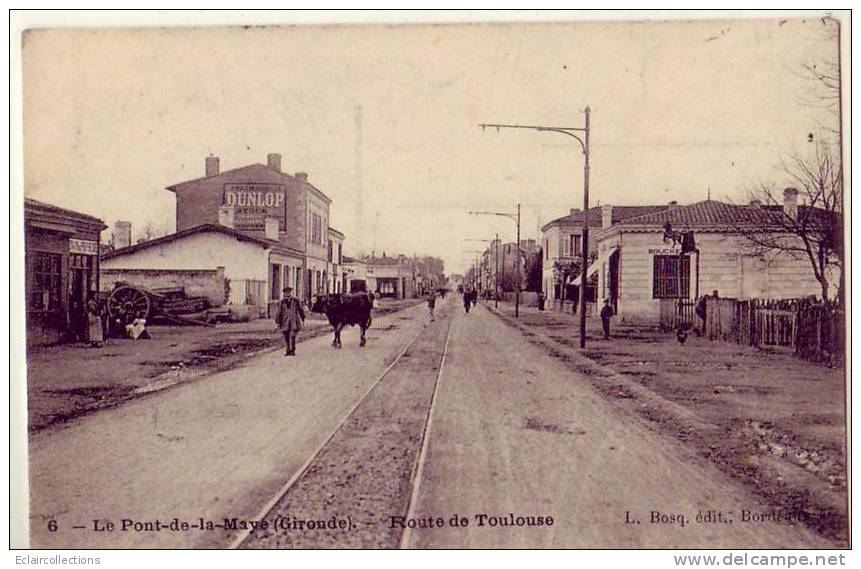 Gironde...33...Le Pont De La Maye.....Route De Toulouse.......voir Scan Et/ou Annotation - Andere & Zonder Classificatie