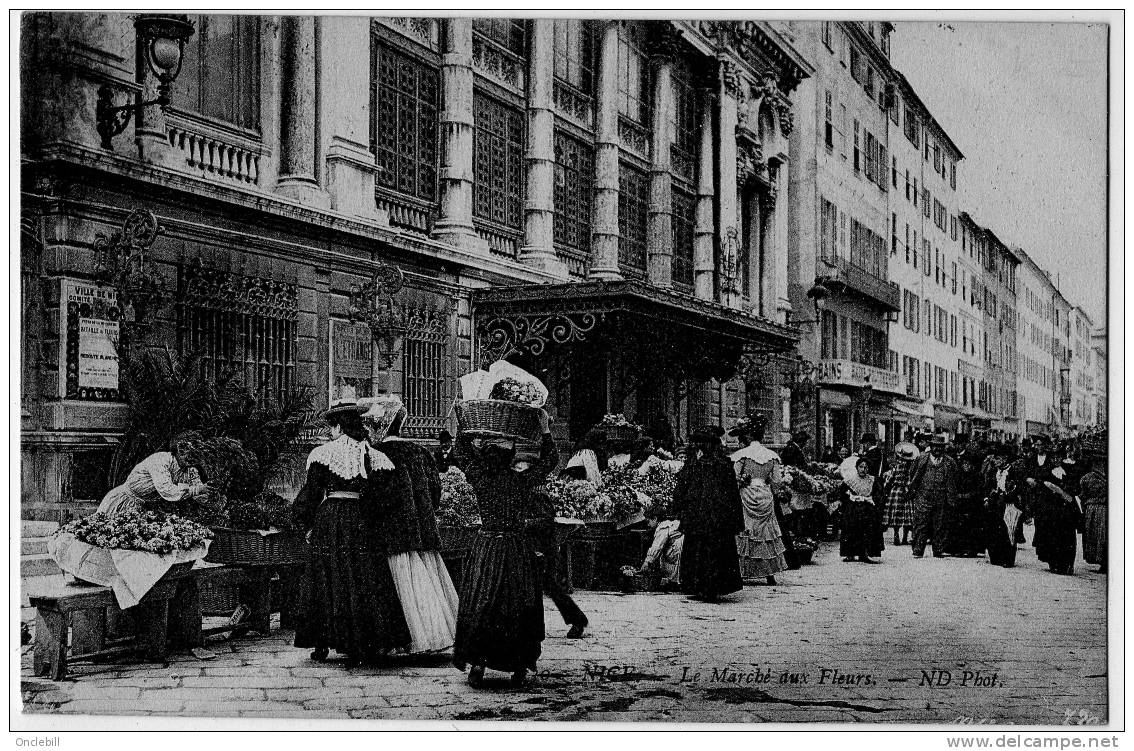 Nice Marchandes Fleurs Circulé 22/3/1911 état Superbe - Artesanos