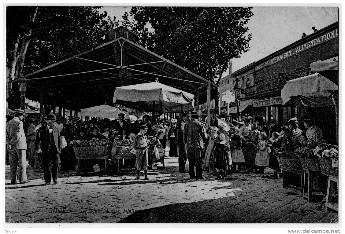 Nice Marchandes Fleurs Circulé 1911 état Très Bon - Straßenhandel Und Kleingewerbe