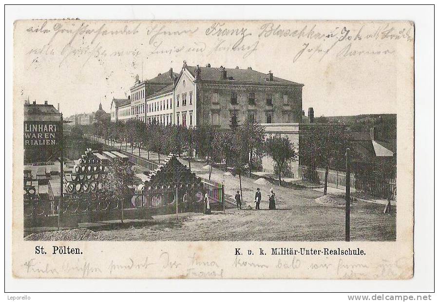 AK ST.PÖLTEN Relaschule 1907 //  D*3178 - St. Pölten