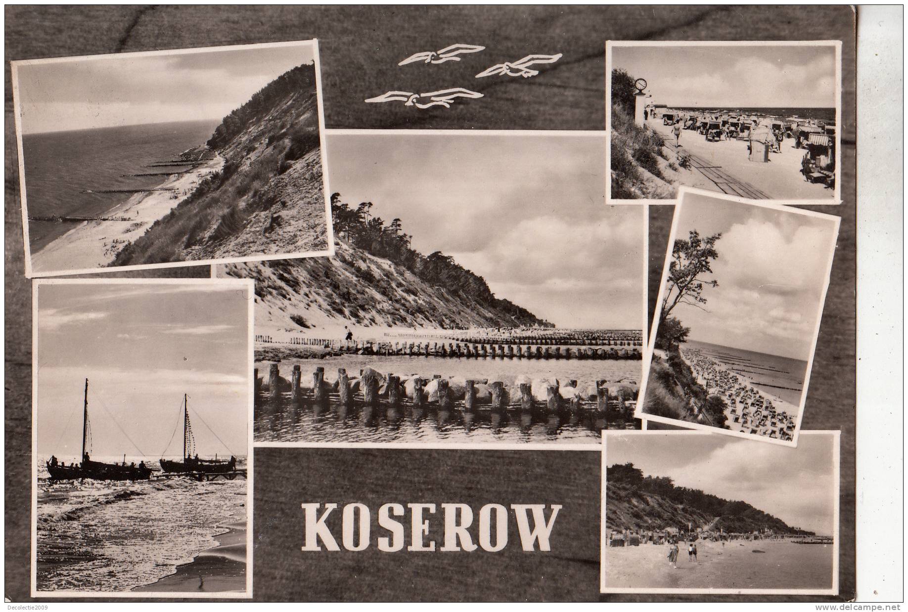 B44551 Koserow Multiviewws Boats Bateaux Used Perfect Shape - Greifswald