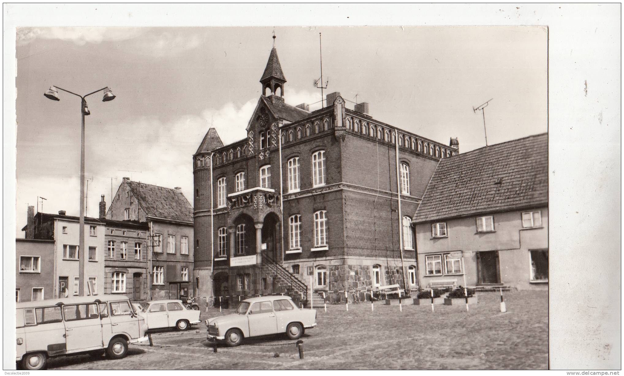 B44556 Laage Güstrow Rathaus Cars Voitures Trabant Not Used Perfect Shape - Güstrow