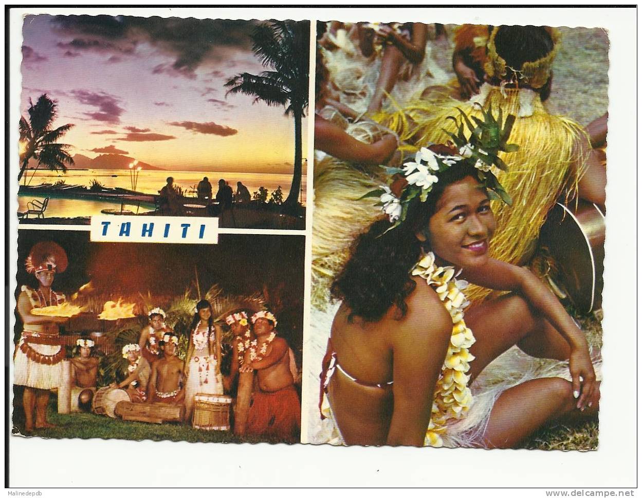 CP - TAHITI - MULTIVUE - Polynésiens Et Polynésiennes - Polynésie Française