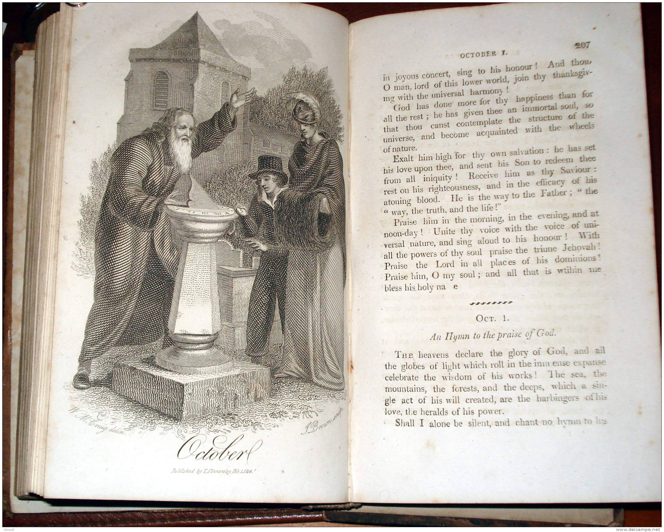 REFLECTIONS FOR EVERY DAY IN THE YEAR ON THE WORKS OF GOD IN NATURE AND PROVIDENCE, 1815 421 PP.  + FRONTIS AND  5 P - Altri & Non Classificati