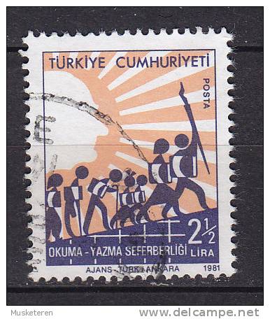 Turkey 1981 Mi. 2588      2½ L Kampagne Gegen Das Analphabetentum - Used Stamps