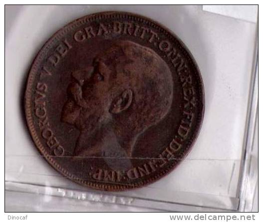 REGNO UNITO/UNITED KINGDOM GIORGIO V/GEORGE V ONE PENNY, 1917, 9,2 G (BR.), 30 MM - Französisch-Guinea