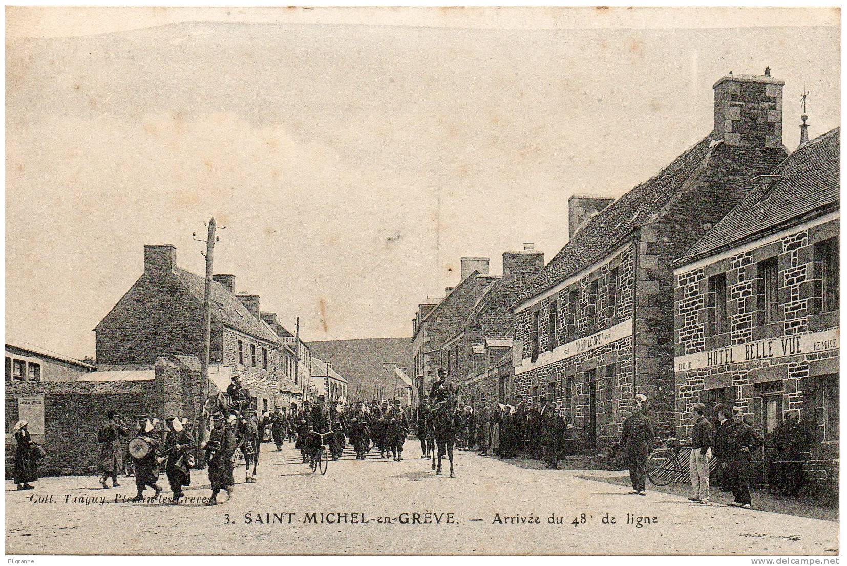 Arrivee Du 48è De Ligne - Saint-Michel-en-Grève