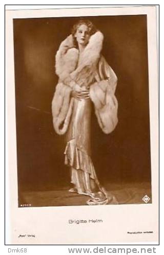 BRIGITTE HELM ( BERLIN - GERMANY ) - CARTOLINA FOTOGRAFICA - VINTAGE POSTCARD - - Acteurs