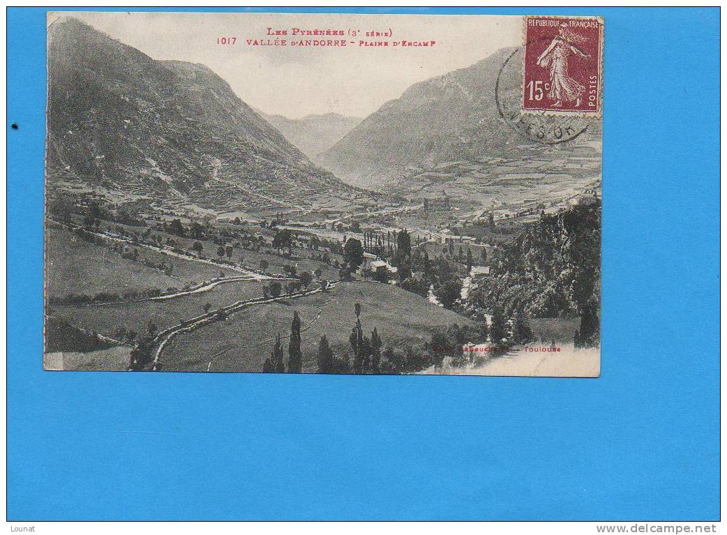 Vallée D'Andorre  - Plaine D'encamp - Les Pyrénées (3ème Série) - Andorra
