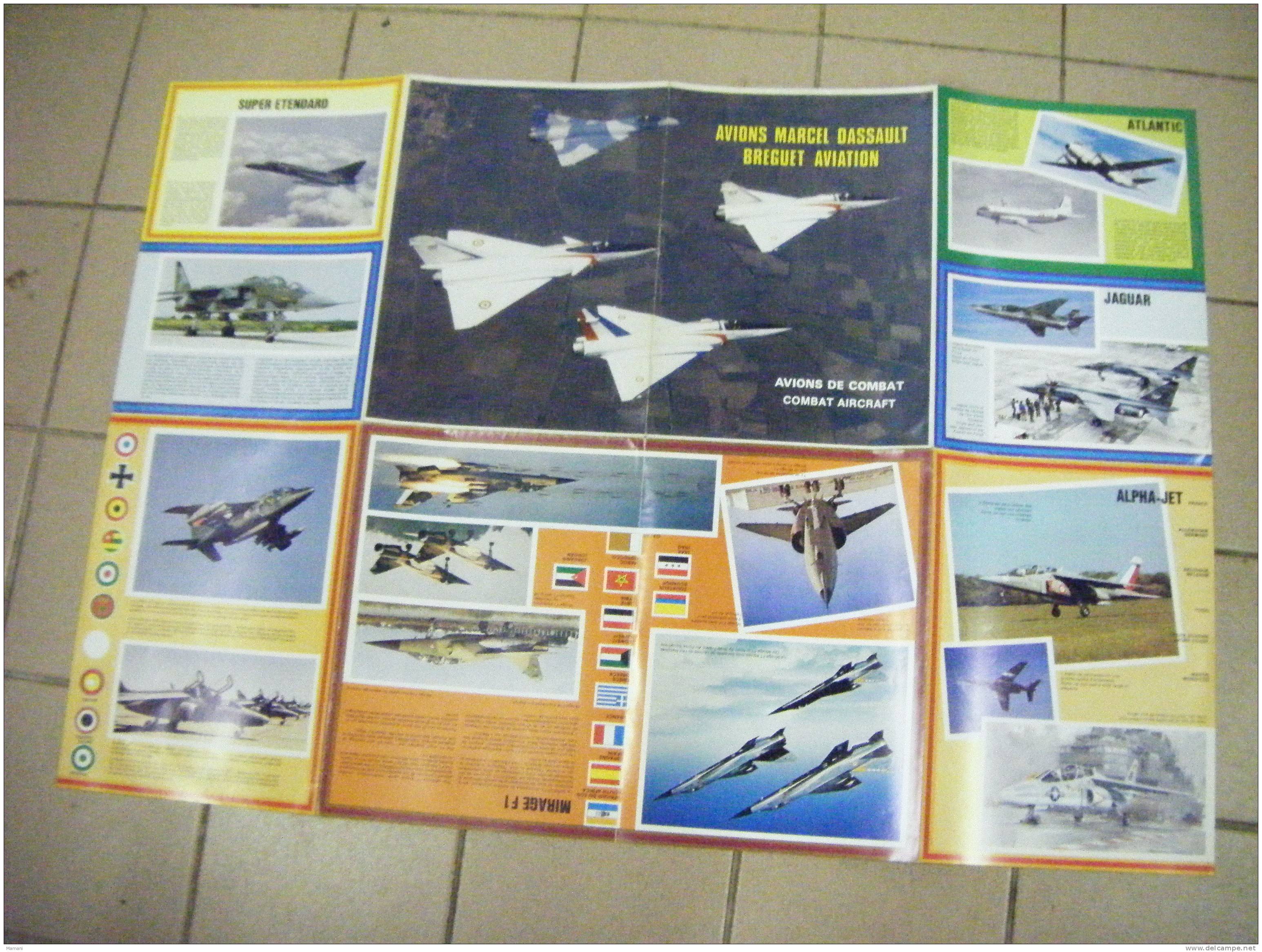 Publicite Avions Marcel Dassault Breguet Aviation -avions De Combat-- - Luftfahrt & Flugwesen