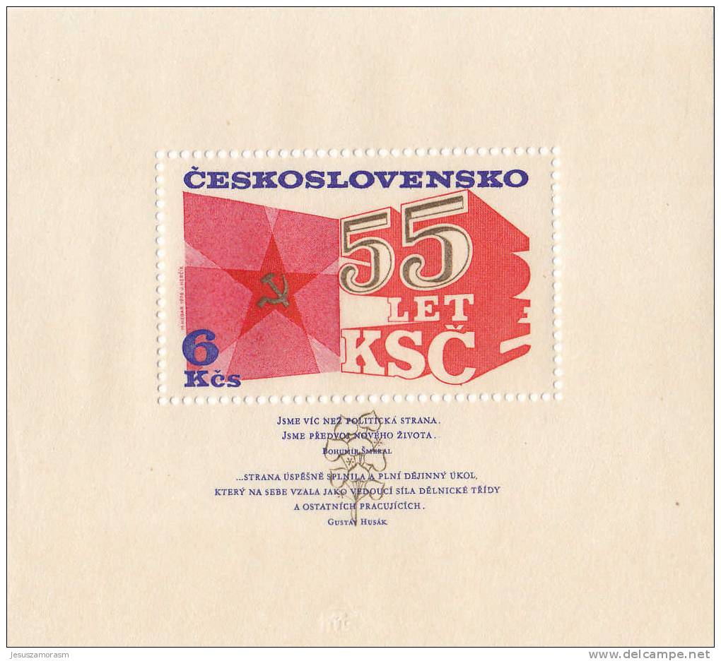 Checoslovaquia Hb 38 - Blocks & Sheetlets