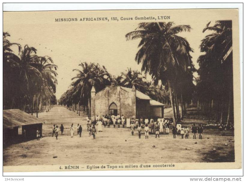 C 6431  - BENIN - église De TOPO Au Milieu D'une Cocoteraie - CPA - - Benin