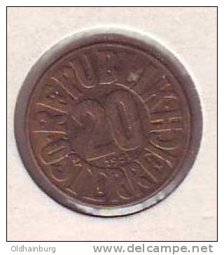 0388w11: Österreich 20 Groschen 1951, ANK 7.- € - Austria