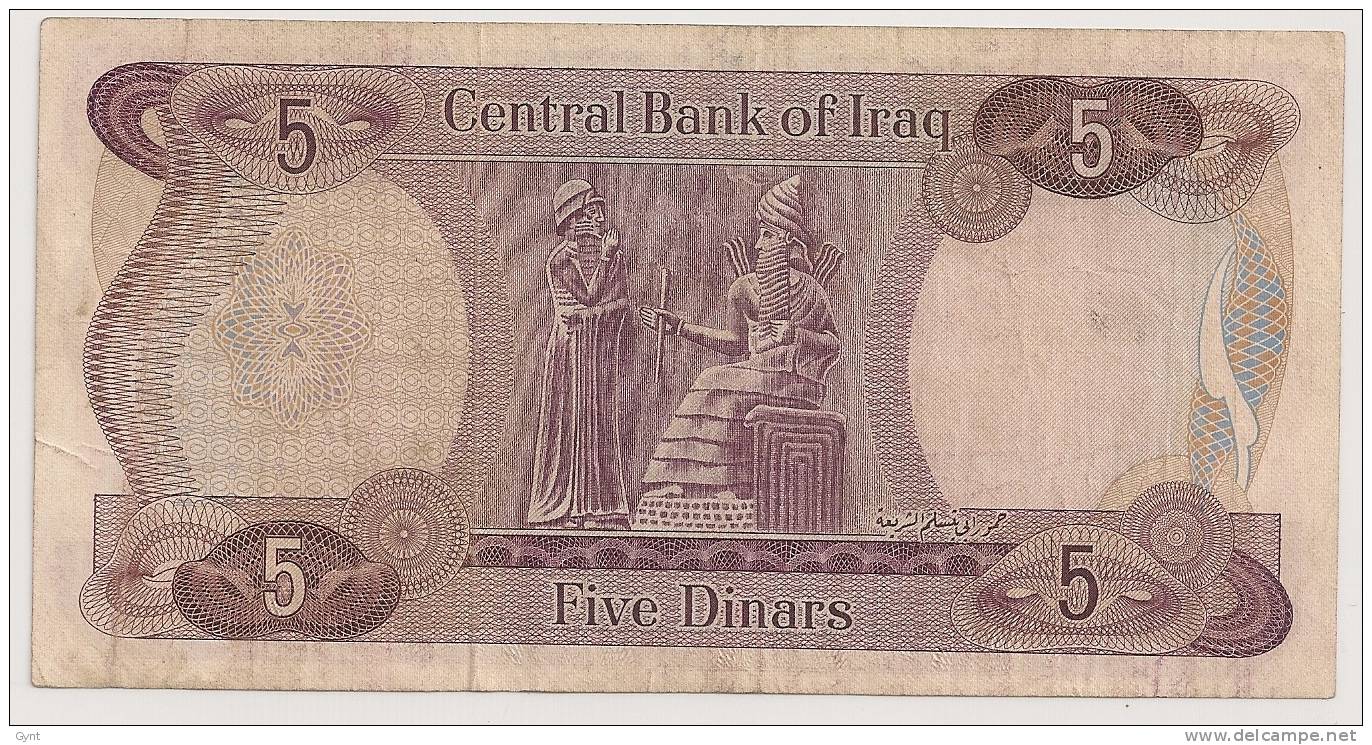 IRAQ 5  Dinars  PIC 64 - Iraq