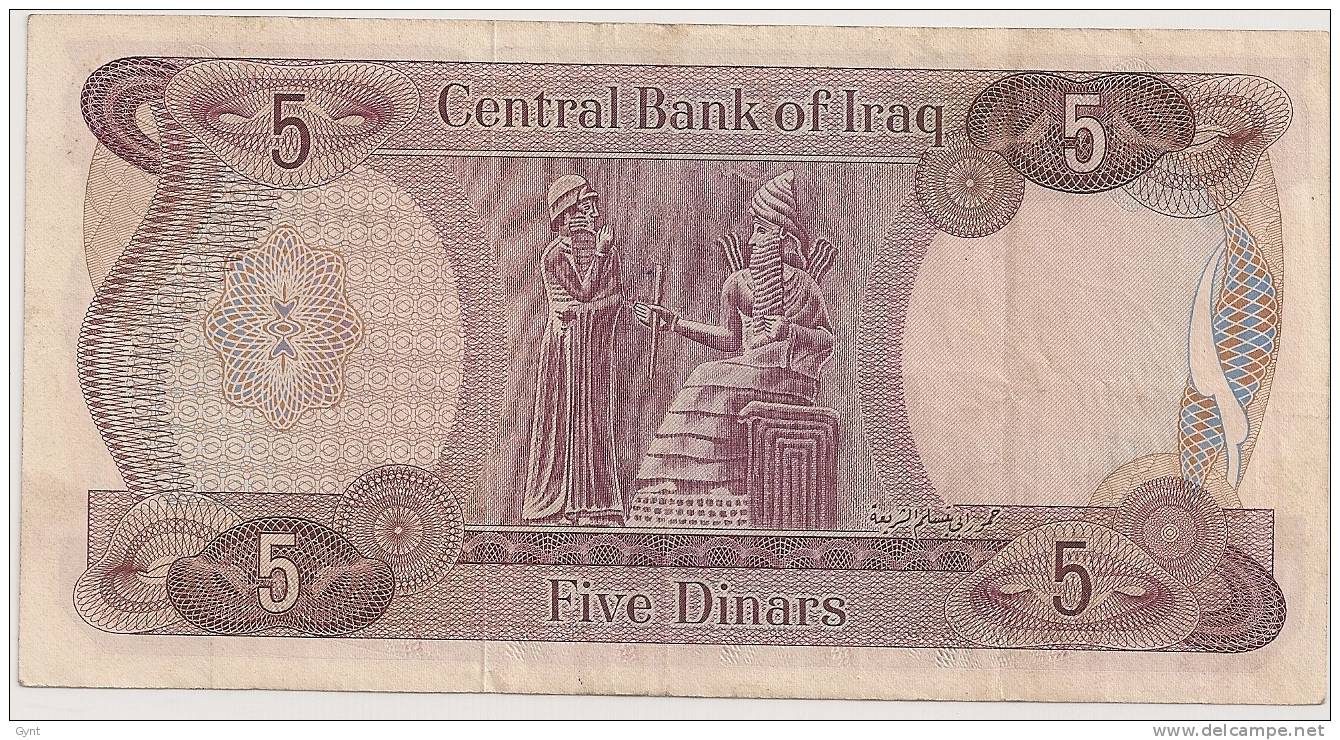 IRAQ 5  Dinars  PIC 64 - Iraq