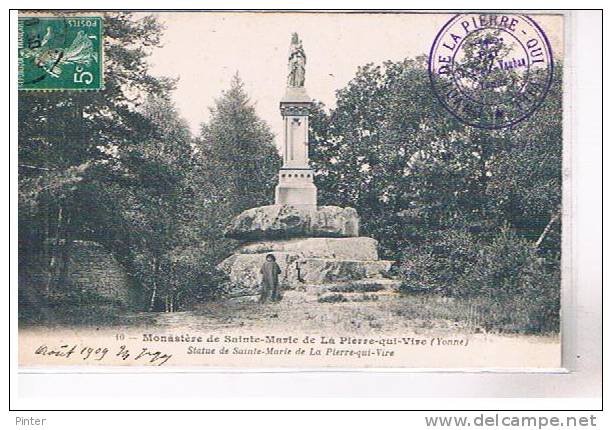 MONASTERE DE SAINTE MARIE DE LA PIERRE QUI VIRE - Statue De Sainte Marie De La Pierre Qui Vire - Saint Martin Du Tertre