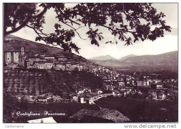 Contigliano(Rieti)-Panorama-1955 - Rieti