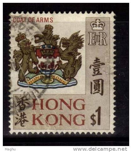 Hong Kong Used 1968, $1.00 - Usados