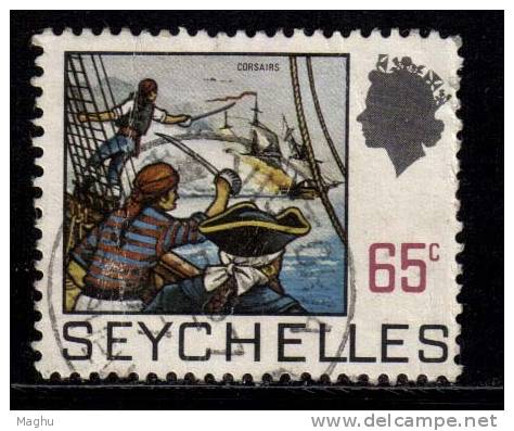 Seychelles Used 1969, 20c Ships., - Seychellen (...-1976)