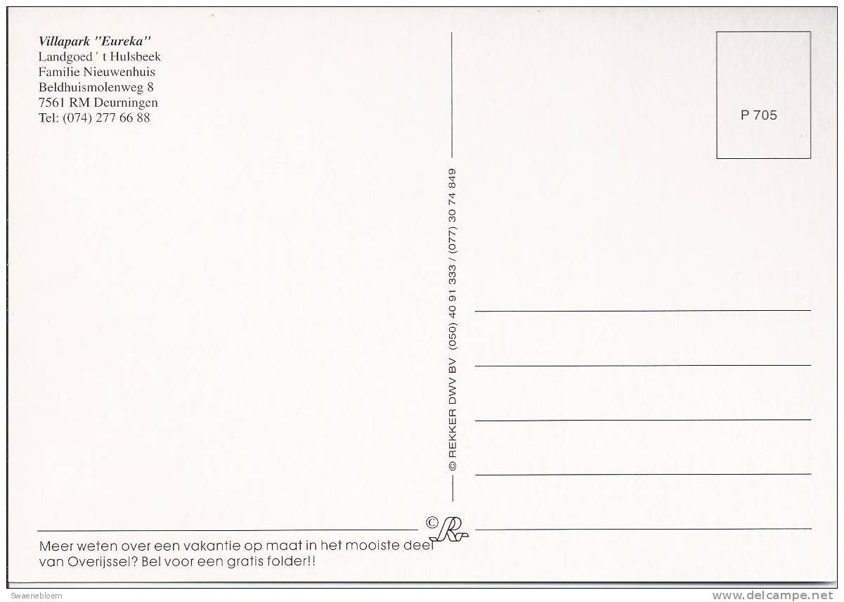 NL.- Deurningen. Villapark "Eureka" Landgoed 't Hulsbeek. Schapen. Paarden. Visser. - Other & Unclassified