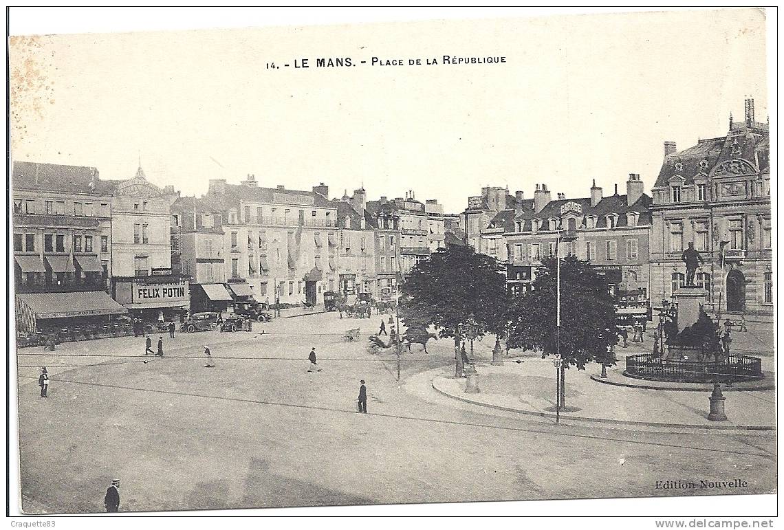 LE MANS - PLACE DE LA REPUBLIQUE - Le Mans