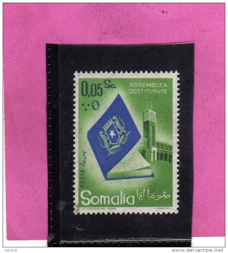 SOMALIA AFIS 1959 ASSEMBLEA COSTITUENTE 5 C MNH - Somalia (AFIS)