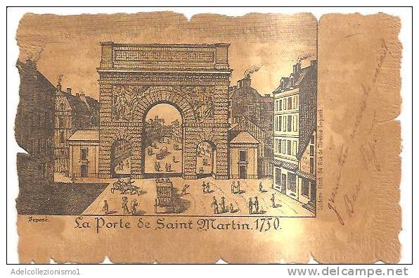 64958)cartolina Illustratoria Francese - Le Porte Di San Martino 1750 - Ile-de-France