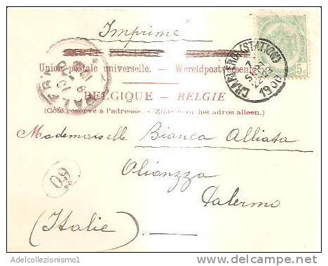 64969)cartolina Illustratoria Belga, Sharleroi, La Piazza Della Stazione In Data 1900 - Charleroi