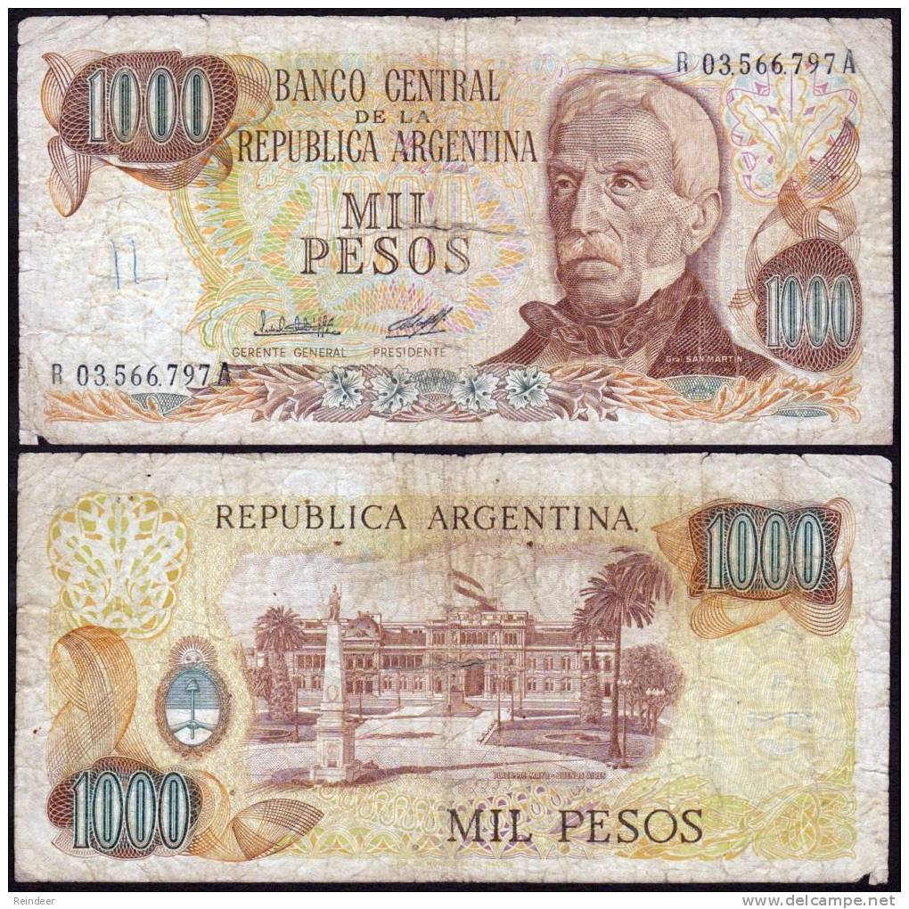 ® ARGENTINA - 1000 Pesos Reposicion-Replacement - Argentina