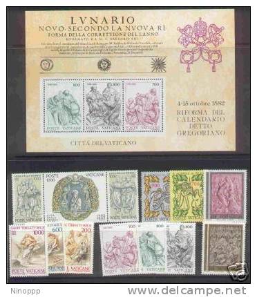 Vatican City-1982  Full  Year  MNH - Años Completos