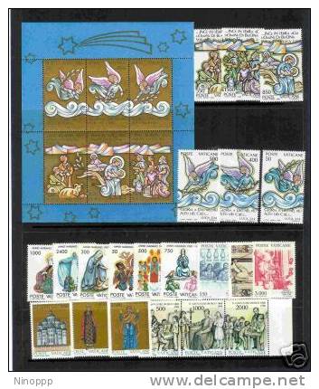 Vatican City-1988 Full Year MNH - Años Completos