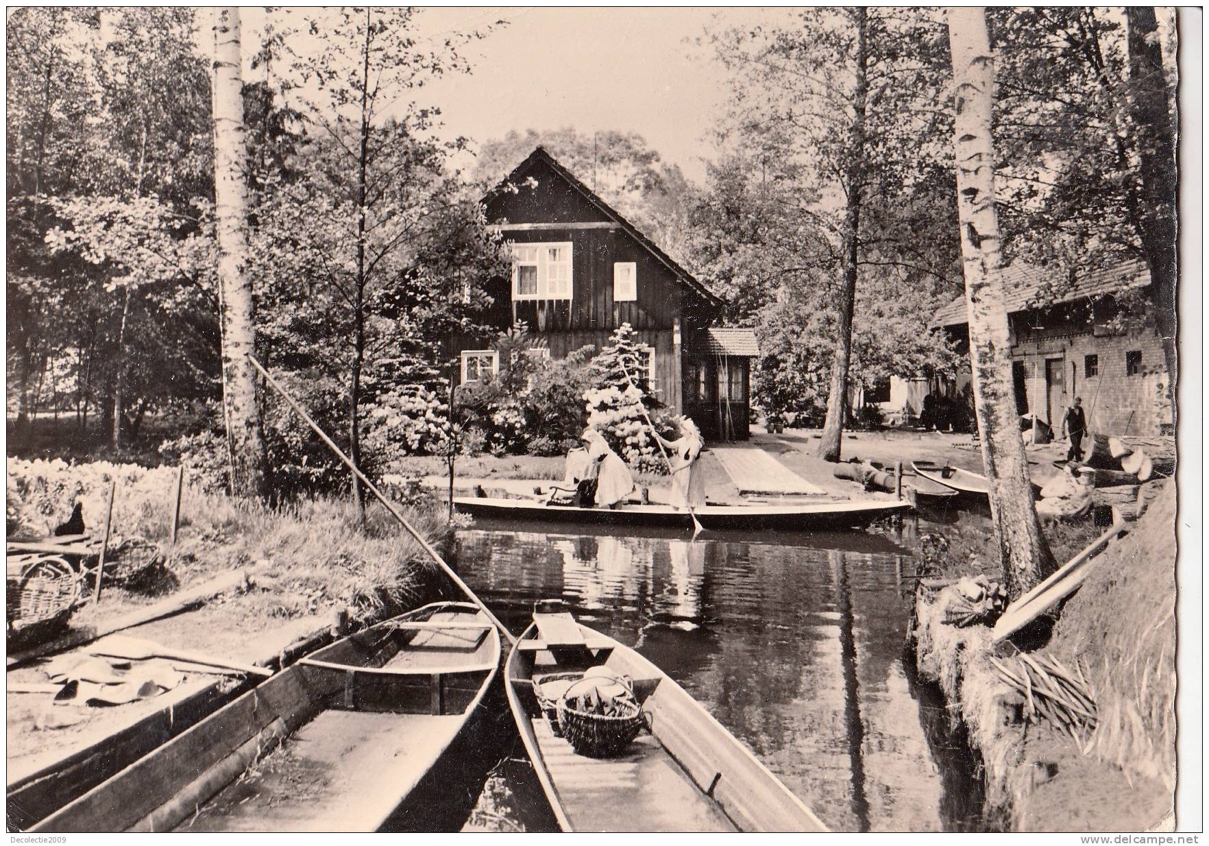 B44617 Spreewald We Blootach Boats Bateaux Used Perfect Shape - Lübbenau