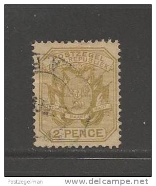 SOUTH AFRICA TRANSVAAL 1894 Used Stamp Definitive 2d Olive-bistre Nr. 37 - Transvaal (1870-1909)