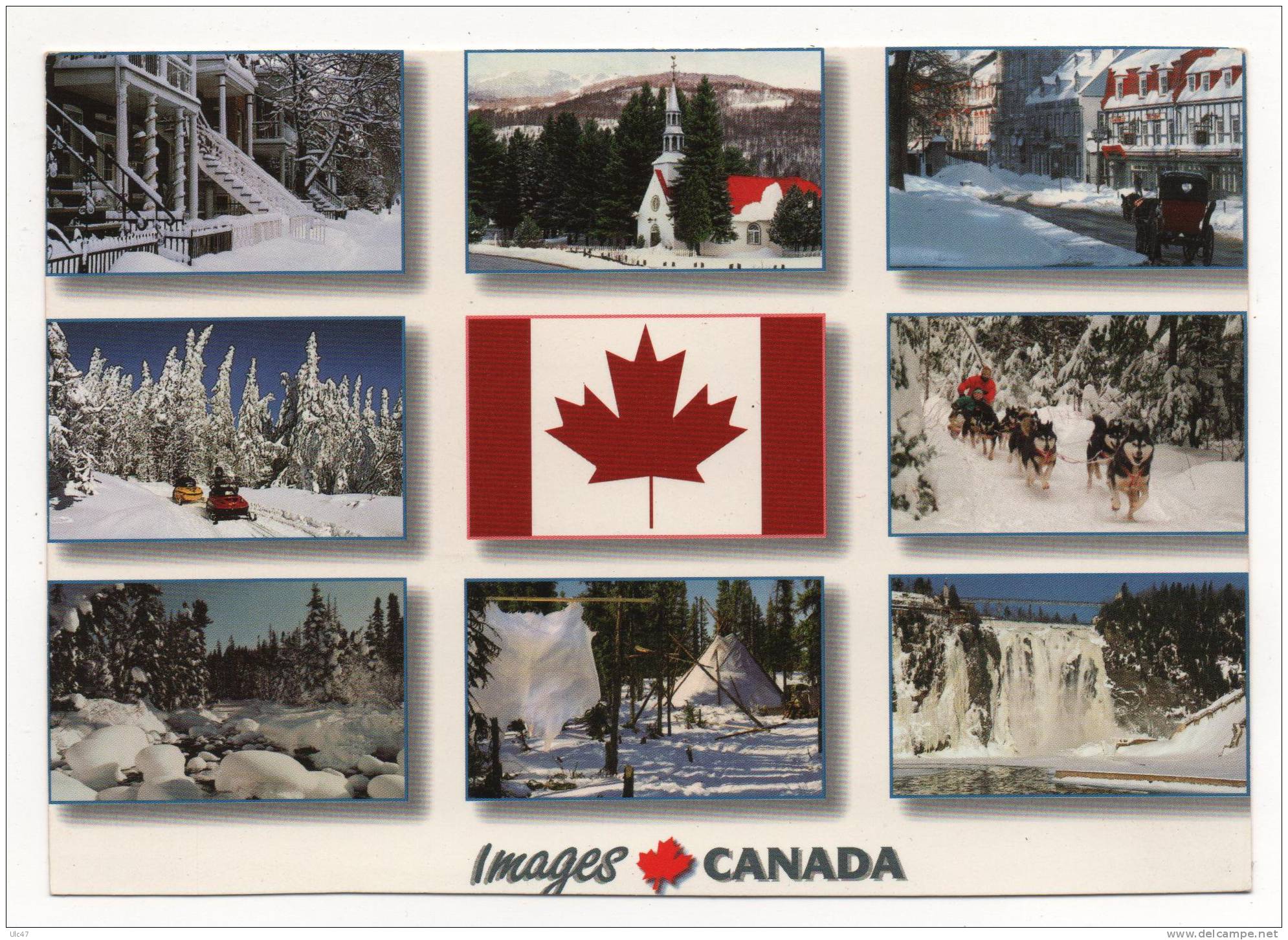 - CANADA. - The Fun Of Winter In Canada. - Les Plaisirs De L'hiver Au Canada. - (15,5x11 Cm.) - Scan Verso - - Postales Modernas