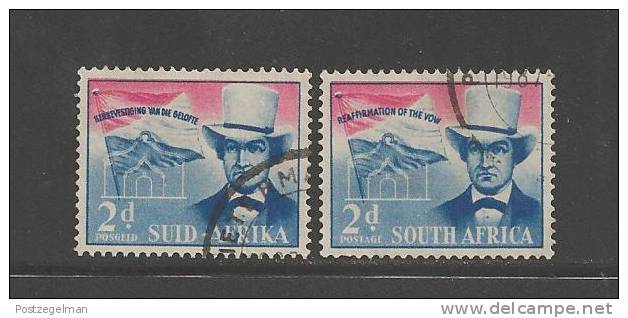 SOUTH AFRICA UNION  1955 Used Singles Stamp(s) Voortrekker Covenant  Nr. 166  #12285 - Gebraucht