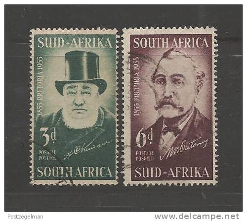 SOUTH AFRICA UNION  1955 Used Stamp(s) Centenary Pretoria  Nr. 164-165  #12284 - Used Stamps