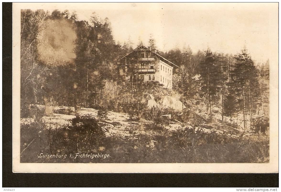 Germany, Luisenburg I. Fichtelgebirge - Passed Post In 1926 - Original-Eigentum Gebr. Metz, Tubingen - Wunsiedel