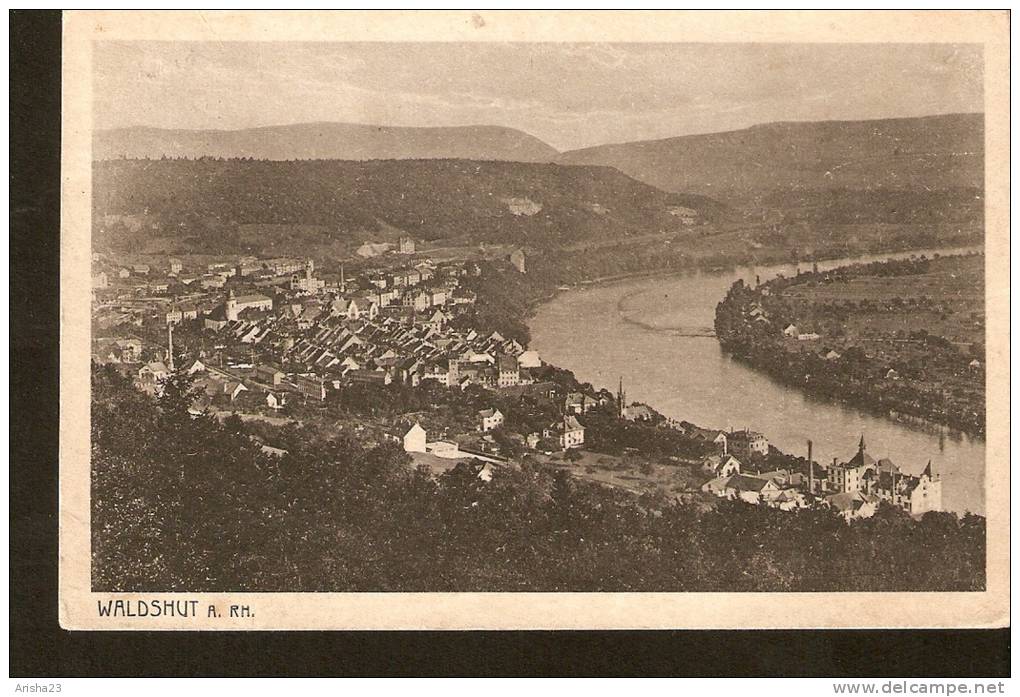 Germany, Waldshut A. Rh. ( Am Rhein ) - Passed Waldshut Immendingen Post In 1926 - Waldshut-Tiengen
